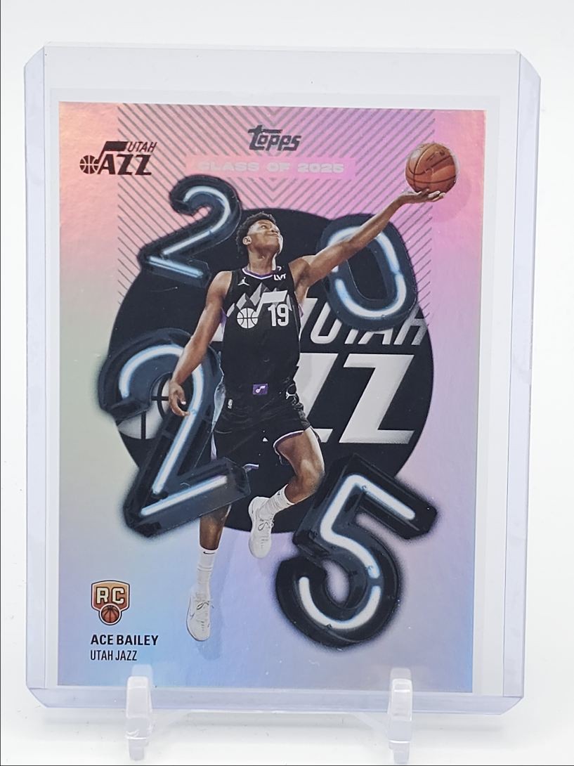 ACE BAILEY 2025-26 TOPPS BASKETBALL ROOKIE CLASS OF 2025 SP JAZZ RC Q6438