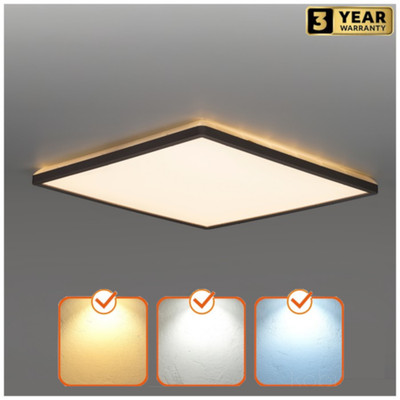 LED Deckenleuchte Ultraflach Deckenleuchte 12W-32W 3CCT Panel Lampe Flur Küche
