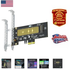 Compact PA09-X1 M.2 NVMe to PCIe 4.0 Adapter - Optimizes Motherboard Slot Usage