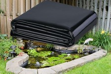 KLEWEE 10 x 13 stóp wkładka stawowa, 20 mil LDPE wytrzymałe wkładki stawowe, czarne ryby