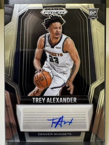 2024-25 Panini Prizm Black - Rookie Signatures Trey Alexander #RS-ALX