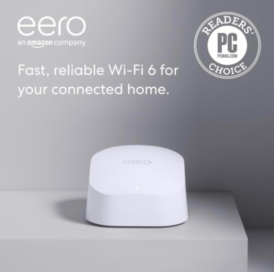 Eero 6+ Mesh WLAN Router | Geben Sie Ihrem Zuhause die Konnektivität, die es verdient