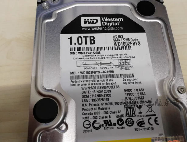 Western Digital WD1002FBYS 1TB SATA 7.2K 3.5