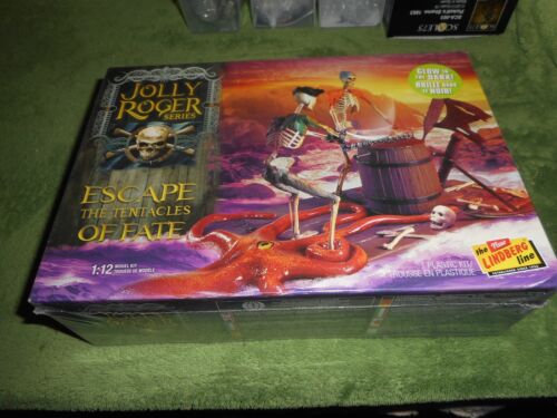LINDBERG 615, 1/12 ESCAPE THE TENTACLES OF FATE JOLLY ROGER PLASTIC MODEL KIT - 第 1/4 張圖片