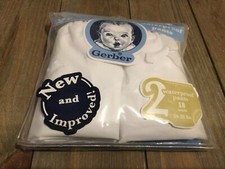 2 Pack White Waterproof PEVA Pant, 18 Months 24-28 lbs 