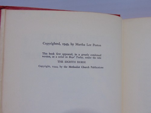 The Mystery Of The Eighth Horse (1949, Hardcover) - Foto 6 di 11