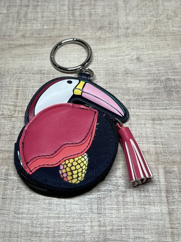 Bolso Tucán Vera Bradley encanto - llavero - monedero nuevo sin etiquetas cierre de cremallera - Imagen 2 de 5