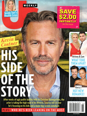 US WEEKLY Magazine September 4 2023 Kevin Costner Britney Spears Harry Styles