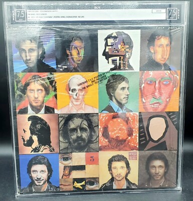 IGS 7.5-7.5 THE WHO FACES DANCES VINYL MUSIC GRADED AMG VMG RECORD 