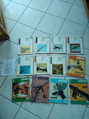 lot 10 weapons magazines TARGETS 80s the magazine of weapons and shooting PORT FREE