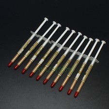 10pcs 1g Gold Thermal Grease Paste Compound For CPU VGA Heatsink IC LED Cooling