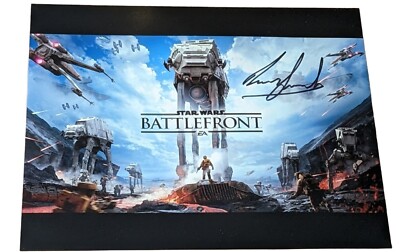 Star Wars Battlefront Game Voice Artist Signed Photo By Ronan Summers