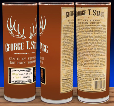 Stagg Kentucky Straight Bourbon Uncut Unfiltered 2022 Cup Mug Tumbler  20oz