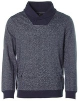 Kitaro Herren Sweatshirt Sweater Schalkragen Navy Melange M K7679