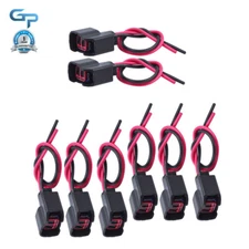 8pcs Fuel Injector Connectors for Ford EV6 EV14 USCAR Pigtail Socket Plug Wires