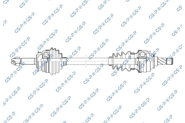 GSP Antriebswelle Vorne Rechts FüR Opel Astra F CC Vectra B Caravan 260019-image