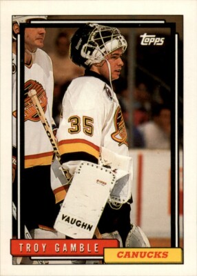 1992-93 Topps NHL Troy Gamble #412
