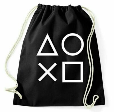Gaming Buttons Turnbeutel Gamer PS4 X Box Sportbeutel Jutebeutel Rucksack