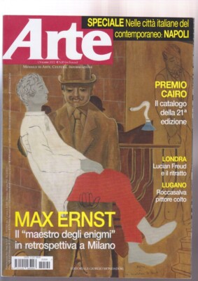 ARTE rivista ottobre 2022 n.590 MAX ERNST lucian freud roccasalva ecc