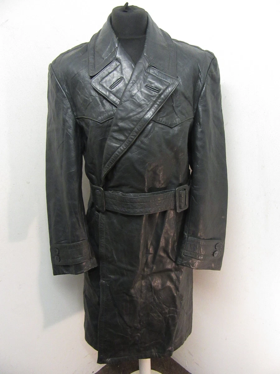 Ww2 german deals leather trench coat