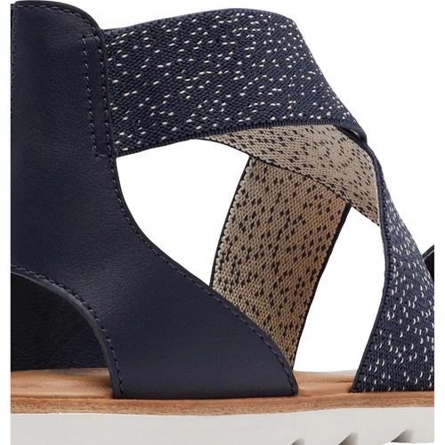 SOREL WOMEN'S ELLA II SANDALS - NOCTURNAL, SEA SALT SIZE 7 - 第 6/8 張圖片