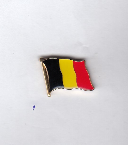 Flaggenfritze Flaggen-Pin Belgien Wallonien – Vergoldet, Hartemaille, 17x17 Mm