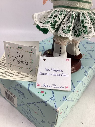 Madame Alexander doll Boxed Christmas Virginia there is a Santa Claus - Picture 4 of 4