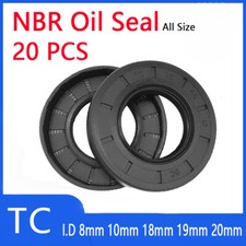 NBR Rotary Shaft Oil Seal /Lip Seal Nitrile I.D 8mm 10mm 18mm 19mm 20mm All Size