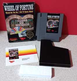 VINTAGE WHEEL OF FORTUNE NINTENDO NES IN BOX