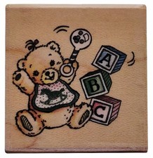 Rubber Stampede Baby Bear Rubber Stamp