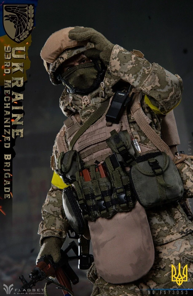 Flagset FS-73053 Ukraine 93rd Mechanized Brigade - Anti Tank Gunner 1/6 FIGURE - Image 3 of 4