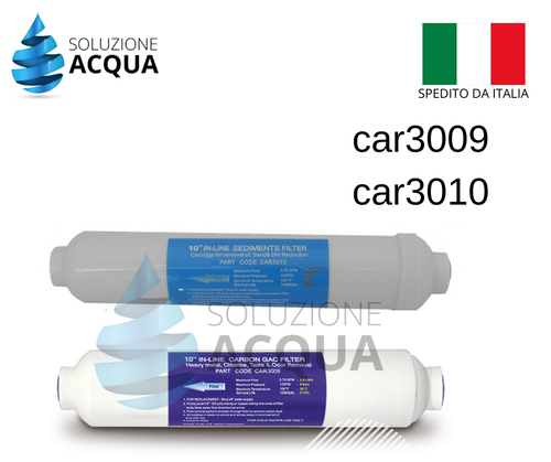 Kit Filtri Inline Sedimenti E Carbone - 12 X 2.5 Pollici Per Depurazione Acqua - Foto 11