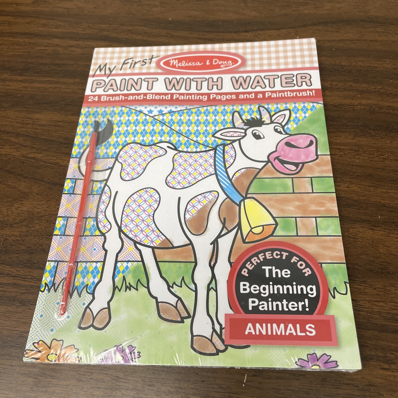 [Melissa & Doug] Paint With Water Activity Book - Animals - New