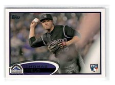 2012 Topps - #460 - Thomas Field RC - Colorado Rockies