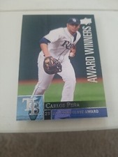 2009 Upper Deck Baseball # 952 Carlos Pena AL Gold Glove Winner 1st Base