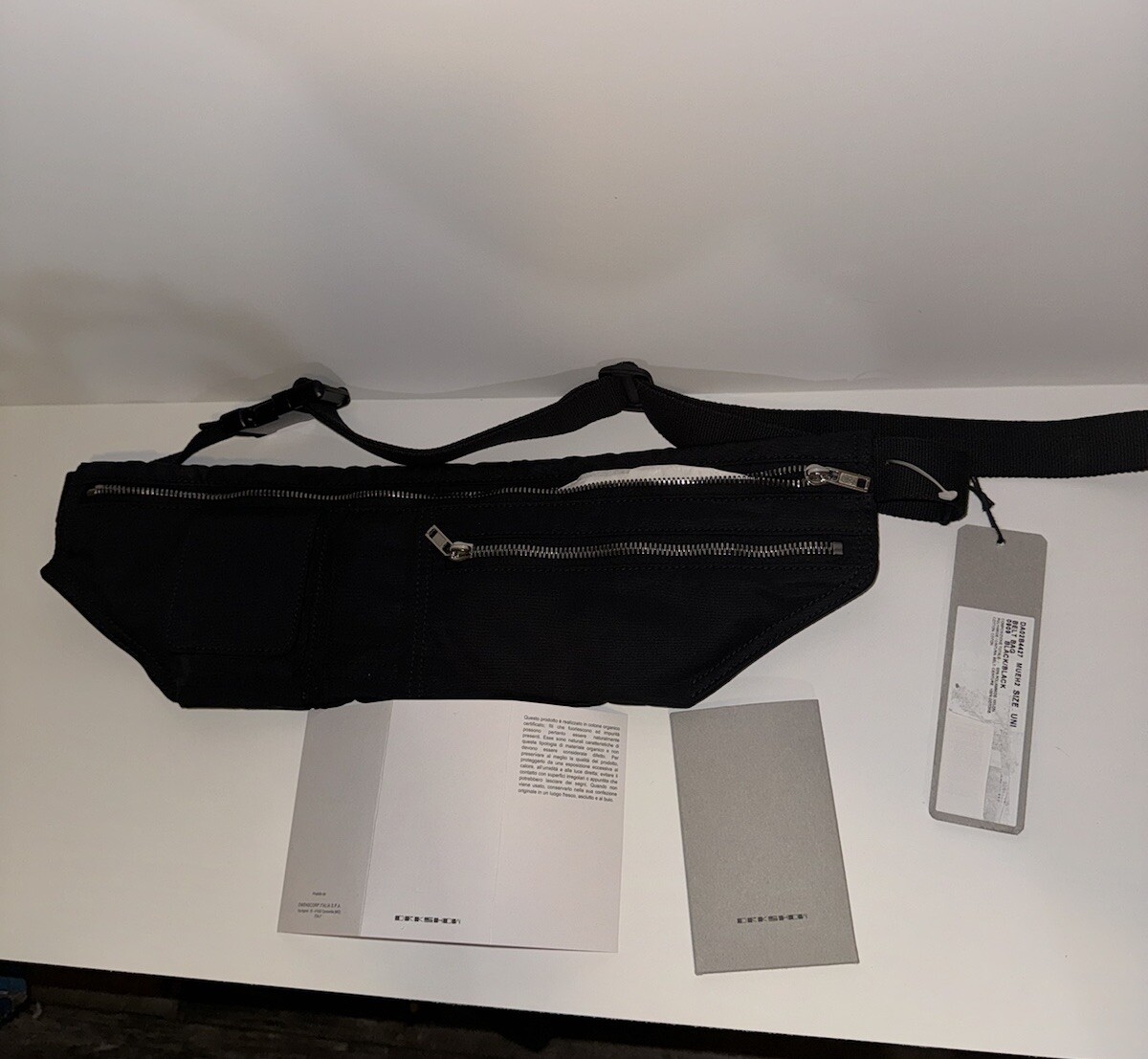 ショルダーバッグ RICK OWENS DRKSHDW Belt Bag RICK OWENS DRKSHDW belt bag DA02B4427 black/ black NWT