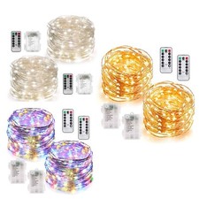 Battery Operated String Lights Waterproof Rope Lights for Garden Party Christmas