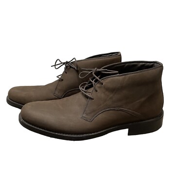 Cole Haan Men s Brown Suede Lace Up Chukka Ankle Boot Shoe Size 12