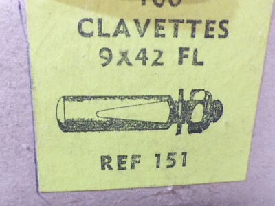 2 Clavettes De Pédalier De Vélo Ancien Stock - Dimensions 9 Mm De