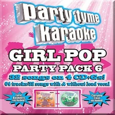 Party Tyme Karaoke - Girl Pop Party Pack 6[4 CD][32+32-Song Party Pack]