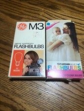 2 Boxes of 12 M3 Flashbulbs GE and Sylvania 