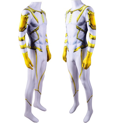 Godspeed Jumpsuit The Flash Bodysuit Cosplay Costume For Adult & Kids Halloween - Picture 3 of 12