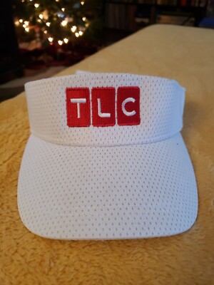 TLC Discovery Channel Adjustable White Golf Visor Hat Cap