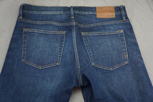 Madewell Selvedge Slim Fit Stretch Denim Jeans Men's Size 32x34 EUC - Picture 5 of 10