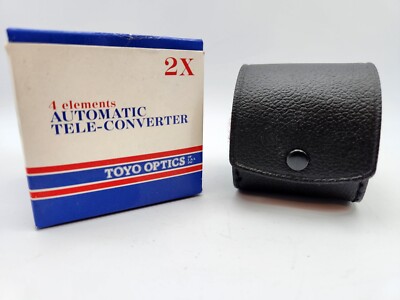 Toyo Optics Auto Tele Converter 2x for Pentax K ME and MX W/Case Made In Japan