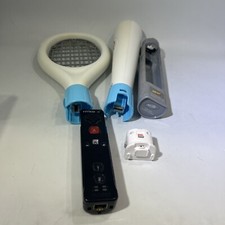 Wii Nerf Bundle Bat & Racket, Nyko Wii Remote...