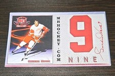 Gordie Howe Signed 3x5 Commemorative Card Mr. Hockey Red Wings HOF NHL