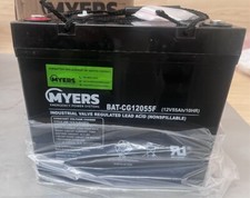 Myers Battery 12V 55Ah VRLA Rechargeable BAT-CG12055F