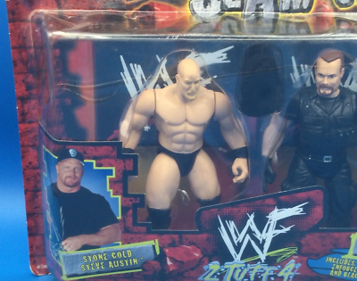 WWF Jakks Pacific Summer Slam 99 2 Tuff 4 Set Stone Cold Steve