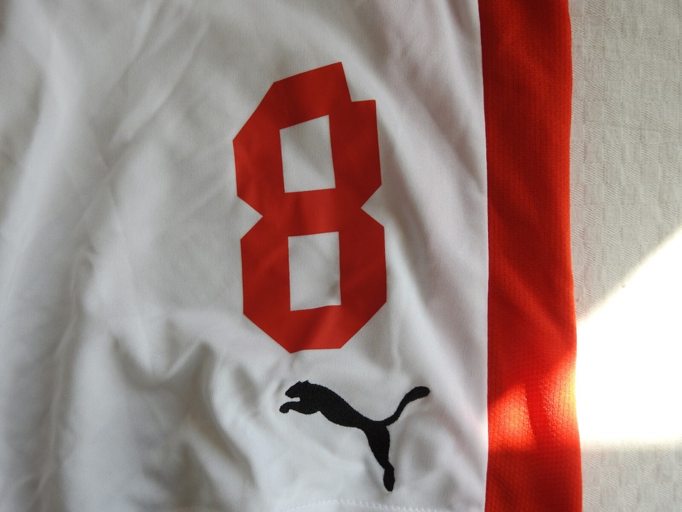 Austria 2014 Shorts PUMA 8 Alaba White Short Pants Size L Football Soccer eBay